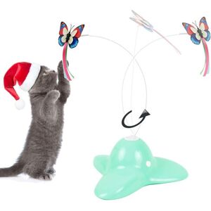 BASETBL Giocattolo Interattivo Per Gatti Da Interno Con Farfalla Girevole A 360° (verde) BASETBL Giocattolo Interattivo Per Gatti Da Interno Con Farfalla Girevole A 360° (verde)