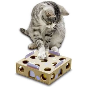 Karlie K Smart Cat - Box Di Attivitмк 6 X 22 X 22 Cm Giocattolo Per L'Intelligenza Con Una Palla A Sonagli Karlie K Smart Cat - Box Di Attivitмк 6 X 22 X 22 Cm Giocattolo Per L'Intelligenza Con Una Palla A Sonagli