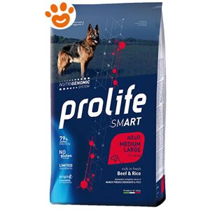 Prolife 11-44 kg Cibo per cani medi/grandi - Manzo e Riso Prolife 11-44 kg Cibo per cani medi/grandi - Manzo e Riso