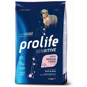 Prolife Cibo per Cani Sterilizzati Sensibili - Maiale e Riso - 2,5 Kg Prolife Cibo per Cani Sterilizzati Sensibili - Maiale e Riso - 2,5 Kg