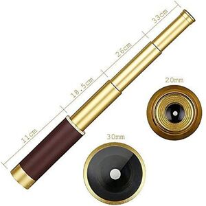 TUSERXLN Telescopio Retrò Da Pirata, Zoomabile, 25x30, Portatile, Monoculare Tascabile Pieghevole. TUSERXLN Telescopio Retrò Da Pirata, Zoomabile, 25x30, Portatile, Monoculare Tascabile Pieghevole.