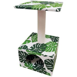Croci Tiragraffi - Caverna Foglie Verdi - 55cm Croci Tiragraffi - Caverna Foglie Verdi - 55cm