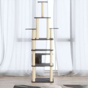 vidaXL Tiragraffi con pali in sisal 183 cm vidaXL Tiragraffi con pali in sisal 183 cm