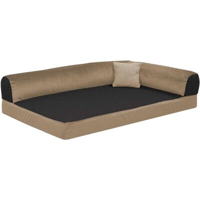 BALDIFLEX - Divanetto Cuccia Materassino In Memory Per Cani Nerone Memory 8+2 Cm Misura 70x50 Cm - Cuccioletti BALDIFLEX - Divanetto Cuccia Materassino In Memory Per Cani Nerone Memory 8+2 Cm Misura 70x50 Cm - Cuccioletti