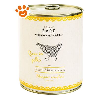 Cibo Completo per Cani Dr.Clauder's B.A.R.F. - 800G - Pollo, Patate Dolci & Asparagi Cibo Completo per Cani Dr.Clauder's B.A.R.F. - 800G - Pollo, Patate Dolci & Asparagi
