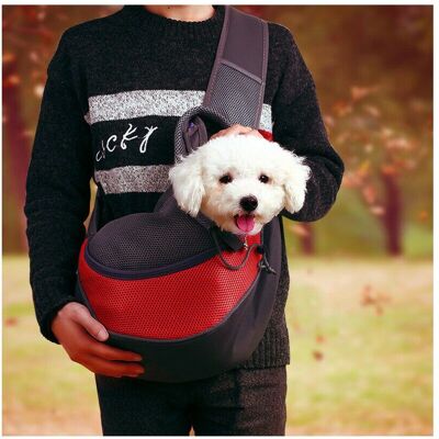 BES - Trasportino Borsa Cane Piccola Taglia Marsupio Monospalla Da Passeggio Animali BES - Trasportino Borsa Cane Piccola Taglia Marsupio Monospalla Da Passeggio Animali
