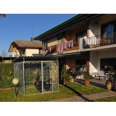 SIDER BOX - Box Per Cani Da Esterno Coperto Con Zincatura A Caldo Da 200x200x Altezza 180 Cm SIDER BOX - Box Per Cani Da Esterno Coperto Con Zincatura A Caldo Da 200x200x Altezza 180 Cm