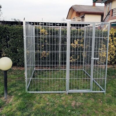 SIDER BOX - Box Per Cani Da Esterno Con Zincatura A Caldo Da 200x200x Altezza 180 Cm SIDER BOX - Box Per Cani Da Esterno Con Zincatura A Caldo Da 200x200x Altezza 180 Cm