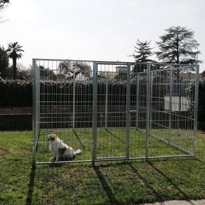 SIDER BOX - Box Per Cani Da Esterno Con Zincatura A Caldo Da 300x300x Altezza 180 Cm SIDER BOX - Box Per Cani Da Esterno Con Zincatura A Caldo Da 300x300x Altezza 180 Cm