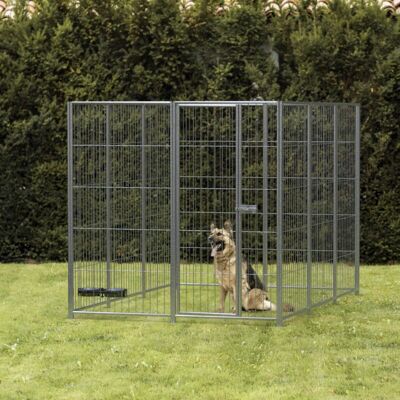 OGOMONDO Box Per Cani Da Esterno Zincatura Elettrolitica 200x200x Altezza 180 Centimetri OGOMONDO Box Per Cani Da Esterno Zincatura Elettrolitica 200x200x Altezza 180 Centimetri