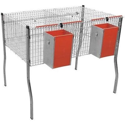 Gómez y Crespo Gabbia per Conigli - Economica-1 con Due Scomparti - 104x63x100cm Gómez y Crespo Gabbia per Conigli - Economica-1 con Due Scomparti - 104x63x100cm