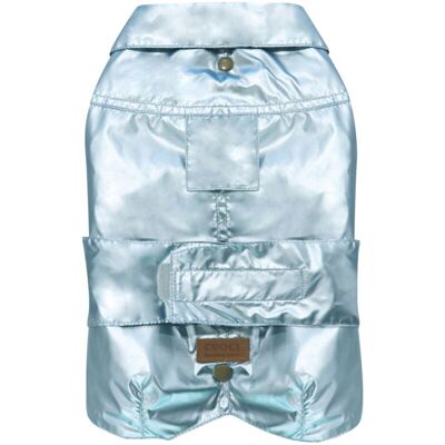 Cappotto per cani Croci Montreal Perla Azzurro - Impermeabile con Fodera in Pile Rimovibile - 35 cm Cappotto per cani Croci Montreal Perla Azzurro - Impermeabile con Fodera in Pile Rimovibile - 35 cm