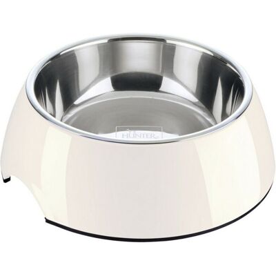 Hunter Ciotola Per Cani Melammina Acciaio Inossidabile Bianco 160 Ml (14,5 X 14,5 X 7 Cm) Hunter Ciotola Per Cani Melammina Acciaio Inossidabile Bianco 160 Ml (14,5 X 14,5 X 7 Cm)