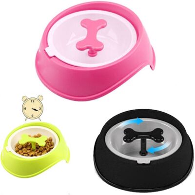 TRADE SHOP TRAESIO - Ciotola Sport 007 Plastica 0.4l Osso Rotazione 360 Gradi Cane Gatto Animali - TRADE SHOP TRAESIO - Ciotola Sport 007 Plastica 0.4l Osso Rotazione 360 Gradi Cane Gatto Animali -