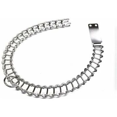 MARCA Collare A Scaletta Per Cane Ferro Nichelato Tipo Pesante Cm. 40 (11382) MARCA Collare A Scaletta Per Cane Ferro Nichelato Tipo Pesante Cm. 40 (11382)