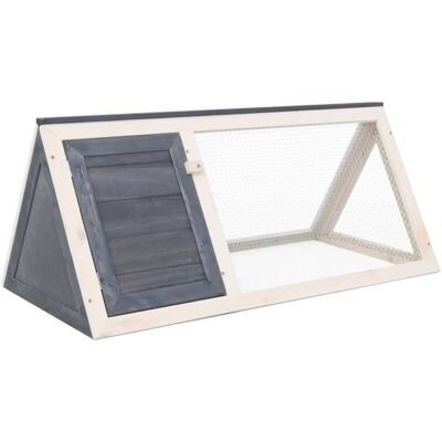 HOMEMIYN Credenza 98 X 50 X 41 Cm Legno Grigio 020000600 HOMEMIYN Credenza 98 X 50 X 41 Cm Legno Grigio 020000600