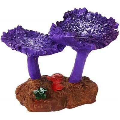 TRADE SHOP TRAESIO - Corallo In Resina Ornamento Per Acquario Colorato 11.5x7.5x8.5 Cm Decorazioni - TRADE SHOP TRAESIO - Corallo In Resina Ornamento Per Acquario Colorato 11.5x7.5x8.5 Cm Decorazioni -