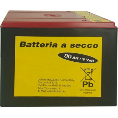 Kerbl Batteria A Secco 90ah 9v Per Elettro Recinzioni 441213 Kerbl Batteria A Secco 90ah 9v Per Elettro Recinzioni 441213