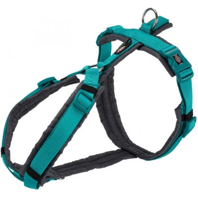 TRIXIE Premium Pettorina Trekking: L: 70-85cm/25mm Acquamarina TRIXIE Premium Pettorina Trekking: L: 70-85cm/25mm Acquamarina
