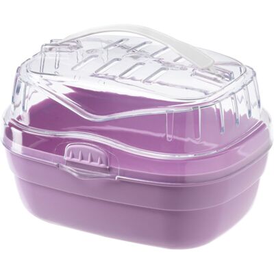 FERPLAST Aladino Small Trasportino Per Criceti. Variante Small - Misure: 20 X 16 X H 13.5 Cm - Lilla - FERPLAST Aladino Small Trasportino Per Criceti. Variante Small - Misure: 20 X 16 X H 13.5 Cm - Lilla -