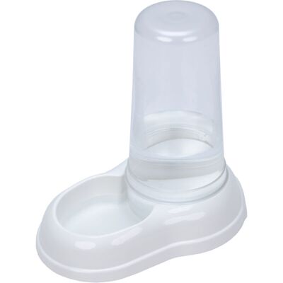 FERPLAST - Azimut Dispenser Di Crocchette O Acqua In Vari Colori E Misure. Variante 600 - Misure: 12.5 X 19 X H 19.5 Cm - 0.6 L - Bianco FERPLAST - Azimut Dispenser Di Crocchette O Acqua In Vari Colori E Misure. Variante 600 - Misure: 12.5 X 19 X H 19.5 Cm - 0.6 L - Bianco