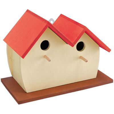 FERPLAST Nest Fun 5 Colorato Nido Da Esterno In Legno Ecosostenibile Per Uccelli Selvatici. Variante Nest Fun 5 - Misure: 28.4 X 15.2 X H 21.2 Cm - - FERPLAST Nest Fun 5 Colorato Nido Da Esterno In Legno Ecosostenibile Per Uccelli Selvatici. Variante Nest Fun 5 - Misure: 28.4 X 15.2 X H 21.2 Cm - -