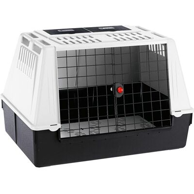 FERPLAST Atlas Car Trasportino Per Cani Per Viaggi In Automobile. Varie Misure.. Variante 100 - Misure: 100 X 60 X H 66 Cm - Grigio - FERPLAST Atlas Car Trasportino Per Cani Per Viaggi In Automobile. Varie Misure.. Variante 100 - Misure: 100 X 60 X H 66 Cm - Grigio -