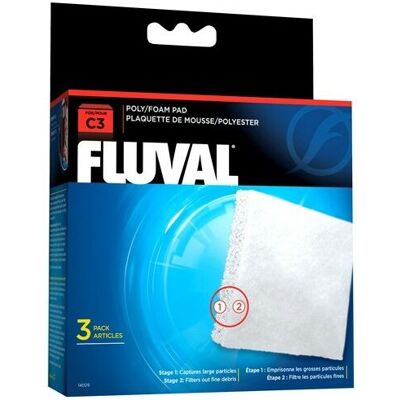 Fluval C3 Foamex/poliester Sostituzione Per Il Filtro Dell'acquario - Fluval C3 Foamex/poliester Sostituzione Per Il Filtro Dell'acquario -