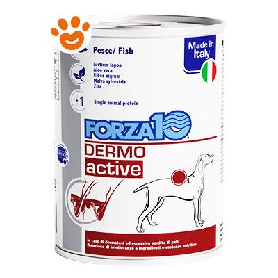 FORZA10 Dog Dermo Active Pesce - Dog Dermo Active Pesce - Lattina Da 390 Gr FORZA10 Dog Dermo Active Pesce - Dog Dermo Active Pesce - Lattina Da 390 Gr