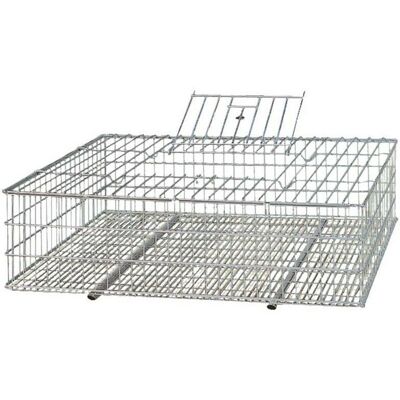 NO BRAND - Gabbia Metallica Per Trasporto Di Conigli 73x52x20 Cm Resistente Impilabile Ideale Per Conigli E Piccoli Animali NO BRAND - Gabbia Metallica Per Trasporto Di Conigli 73x52x20 Cm Resistente Impilabile Ideale Per Conigli E Piccoli Animali