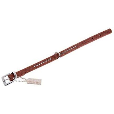 Karlie - K Bufalo Collare Diamanti Una Riga, 17 Mm 40 Cm Regolabile Marrone 30-36 Cm Karlie - K Bufalo Collare Diamanti Una Riga, 17 Mm 40 Cm Regolabile Marrone 30-36 Cm