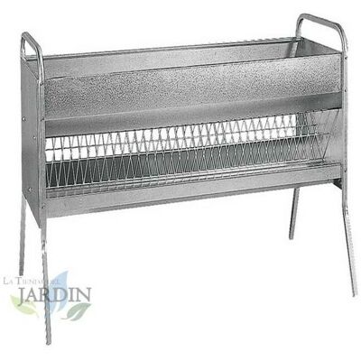 Suinga - Trough per mangime zincato con gambe - Ovini, Capre - 200x75x128cm Suinga - Trough per mangime zincato con gambe - Ovini, Capre - 200x75x128cm