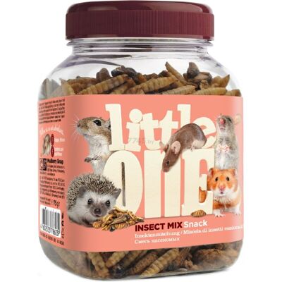 OEM Litte One Mix Di Insetti Snack Per Criceti, Ratti, Topi, Gerbilli 75 G - Mix Di Insetti 75 G OEM Litte One Mix Di Insetti Snack Per Criceti, Ratti, Topi, Gerbilli 75 G - Mix Di Insetti 75 G