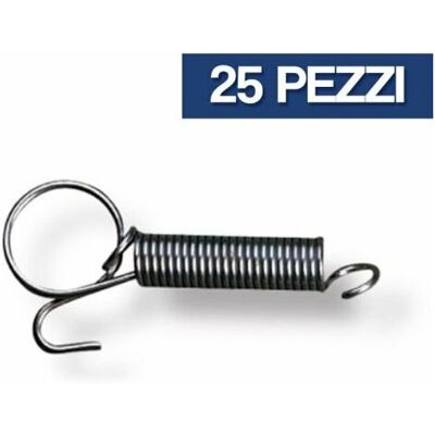 MARCA Molla Gancio Chiusura Gabbie Conigli Polli Pz.25 (15019/25) MARCA Molla Gancio Chiusura Gabbie Conigli Polli Pz.25 (15019/25)