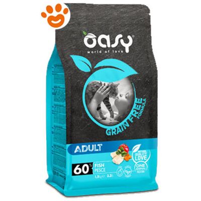Cibo secco per gatti adulti senza cereali - Oasy Cibo secco per gatti adulti senza cereali - Oasy