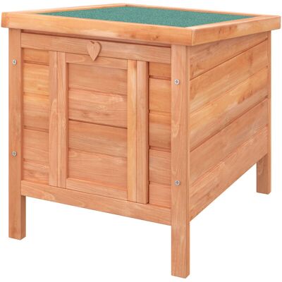 PawHut Gabbia Per Conigli In Legno Con Tetto Apribile In Asfalto PawHut Gabbia Per Conigli In Legno Con Tetto Apribile In Asfalto