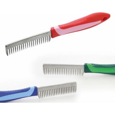 SARTORE Pettine Per Criniera In Allumino Con Manico Antiscivolo SARTORE Pettine Per Criniera In Allumino Con Manico Antiscivolo