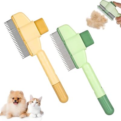 Neptune Set Di 2 Spazzole Per Gatti - Spazzola Per Cani - Pelo Corto - Autopulente - Con Pulsante - Pettine Antipulci Per Gatti - Rimuove Nodi E Peli Morti Neptune Set Di 2 Spazzole Per Gatti - Spazzola Per Cani - Pelo Corto - Autopulente - Con Pulsante - Pettine Antipulci Per Gatti - Rimuove Nodi E Peli Morti