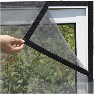 OEM Rete Antigatti Autoadesiva, Trasparente E Regolabile Per Finestre (grigia Con Cornice Nera, 120x120 Cm) OEM Rete Antigatti Autoadesiva, Trasparente E Regolabile Per Finestre (grigia Con Cornice Nera, 120x120 Cm)