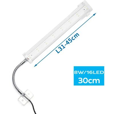 NOBLEZA Lampada Acquario Led Aquarium Light 8w 30cm NOBLEZA Lampada Acquario Led Aquarium Light 8w 30cm