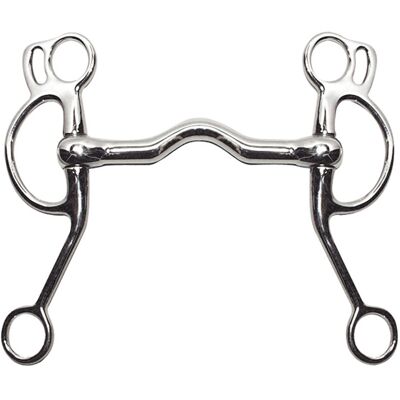SARTORE Filetto Western A Collo D'Oca In Acciaio Inox Pieno SARTORE Filetto Western A Collo D'Oca In Acciaio Inox Pieno