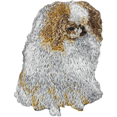 OEM Chin Giapponese, Spaniel Giapponese - Toppa A Forma Di Cane, Toppa Ricamata, Decorazione Unica Per Zaino Di Art-dog OEM Chin Giapponese, Spaniel Giapponese - Toppa A Forma Di Cane, Toppa Ricamata, Decorazione Unica Per Zaino Di Art-dog