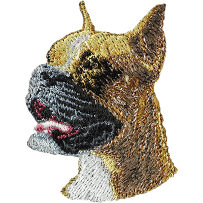 OEM Boxer, Boxer I - Toppa A Forma Di Cane, Toppa Ricamata, Decorazione Unica Per Zaino Di Art-dog OEM Boxer, Boxer I - Toppa A Forma Di Cane, Toppa Ricamata, Decorazione Unica Per Zaino Di Art-dog