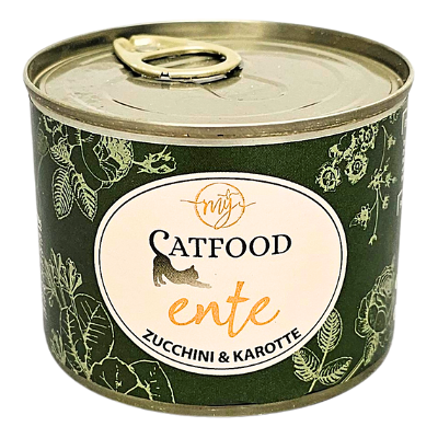 OEM Anatra Con Zucchine E Erba Gatta Cibo Per Gatti Favorisce La Caduta Naturale Del Pelo My Catfood 200g OEM Anatra Con Zucchine E Erba Gatta Cibo Per Gatti Favorisce La Caduta Naturale Del Pelo My Catfood 200g