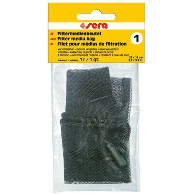 Sera Sacchetto per Materiale di Filtro - Cambio Facile, Mantenimento, 1L Sera Sacchetto per Materiale di Filtro - Cambio Facile, Mantenimento, 1L