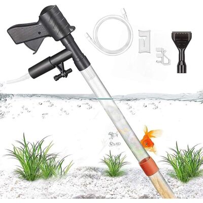 OEM Aspirapolvere Per Acquario 5 In 1, Pulitore Per Ghiaia, Strumenti Per La Pulizia Dell'acquario -crezuo OEM Aspirapolvere Per Acquario 5 In 1, Pulitore Per Ghiaia, Strumenti Per La Pulizia Dell'acquario -crezuo