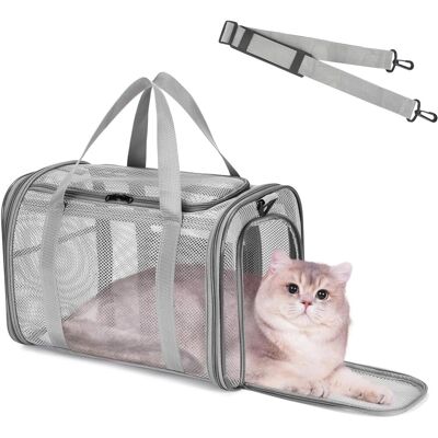 OEM Trasportino Per Gatti, Trasportino Per Cani Traspirante E Pieghevole, Gabbia Per Gatti Con Tracolla Regolabile, Trasportino Per Cani E Gatti Per Viaggi In Treno E In Auto. OEM Trasportino Per Gatti, Trasportino Per Cani Traspirante E Pieghevole, Gabbia Per Gatti Con Tracolla Regolabile, Trasportino Per Cani E Gatti Per Viaggi In Treno E In Auto.