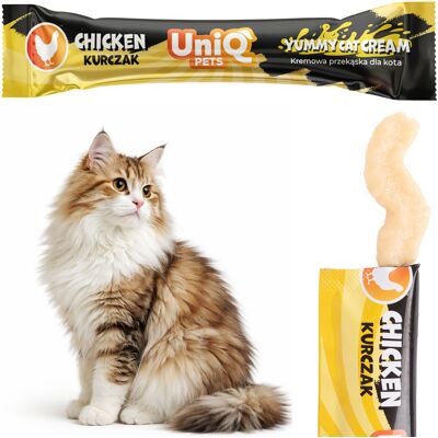 OEM Purrcream Uniq Pets Pasta Al Pollo, Snack Cremoso Per Gatti 15g OEM Purrcream Uniq Pets Pasta Al Pollo, Snack Cremoso Per Gatti 15g