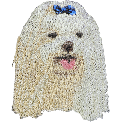 OEM Maltese, Bichon Maltiase, Maltese - Toppa A Forma Di Cane, Toppa Ricamata, Decorazione Unica Per Zaino Di Art-dog OEM Maltese, Bichon Maltiase, Maltese - Toppa A Forma Di Cane, Toppa Ricamata, Decorazione Unica Per Zaino Di Art-dog