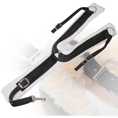 SARTORE Pettorale Western In Nylon Rivestito Con Agnello Sintetico SARTORE Pettorale Western In Nylon Rivestito Con Agnello Sintetico